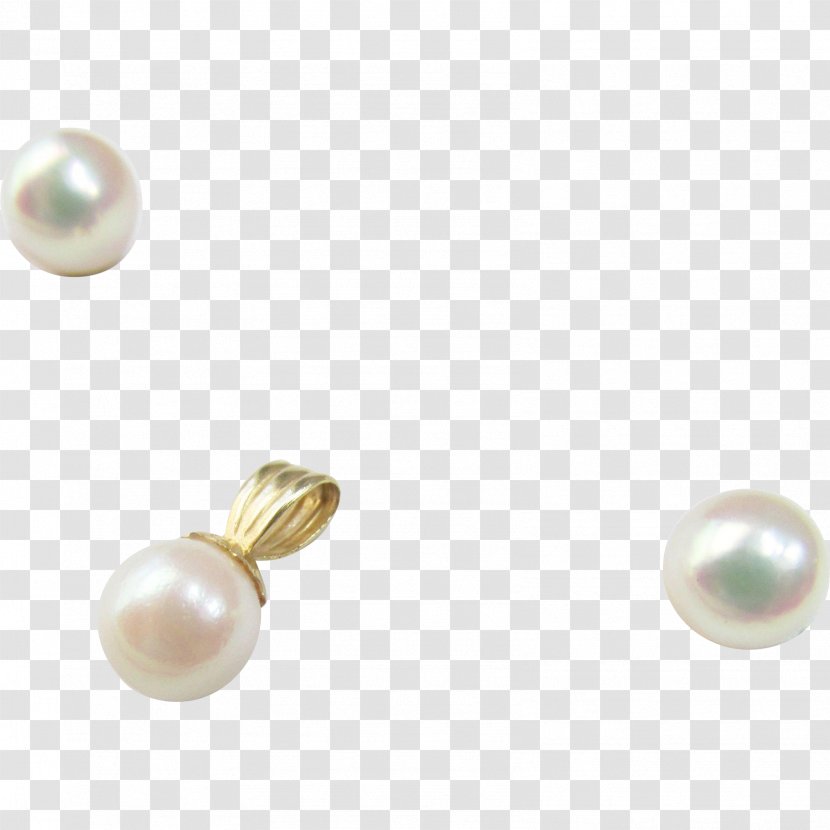 Cultured Pearl Earring Jewellery Necklace - Silver Transparent PNG