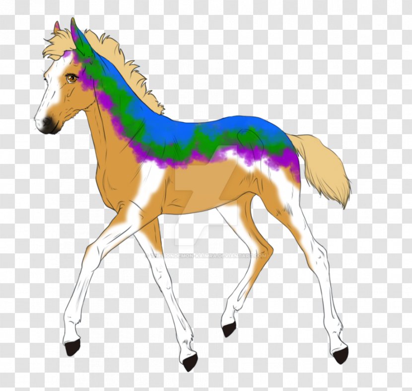 Mane Foal Mustang Colt Stallion - Horse Transparent PNG