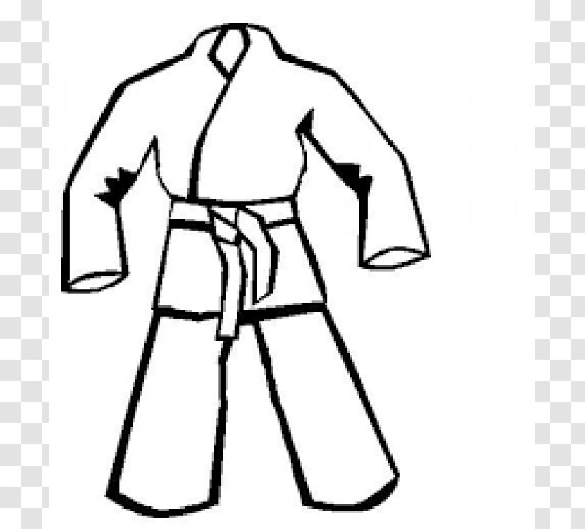 Coloring Book T-shirt Kimono Judo - Taekwondo Transparent PNG