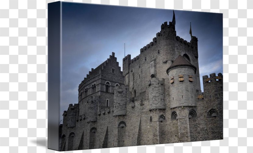 Castle Gravensteen Middle Ages Medieval Architecture Château - Photography Transparent PNG
