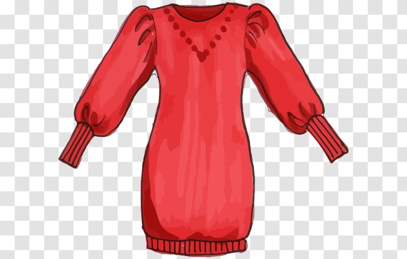 Sleeve Shoulder Dress Transparent PNG