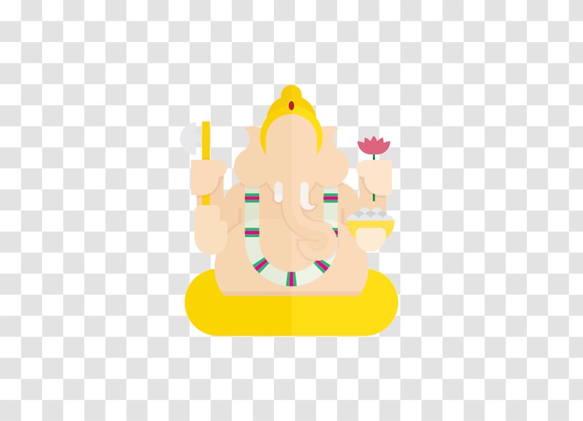 Cartoon Illustration - Flat Design - Buddha Transparent PNG