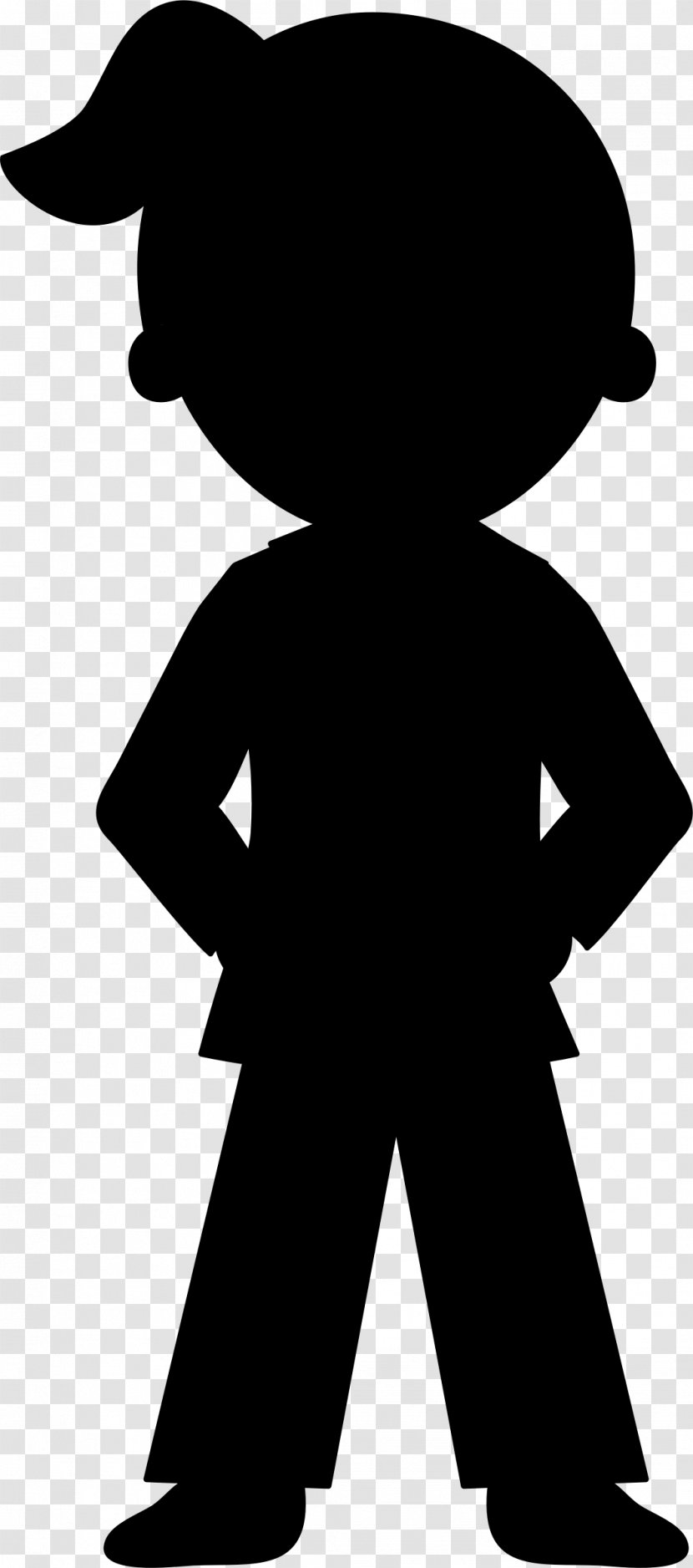 Clip Art Black Illustration Human Behavior Silhouette - Tie Transparent PNG