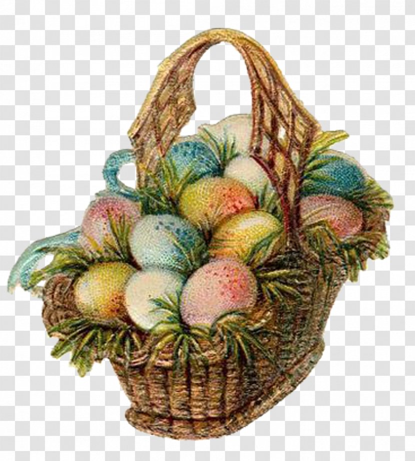 Easter Bunny Egg Basket Clip Art - Symbol Transparent PNG