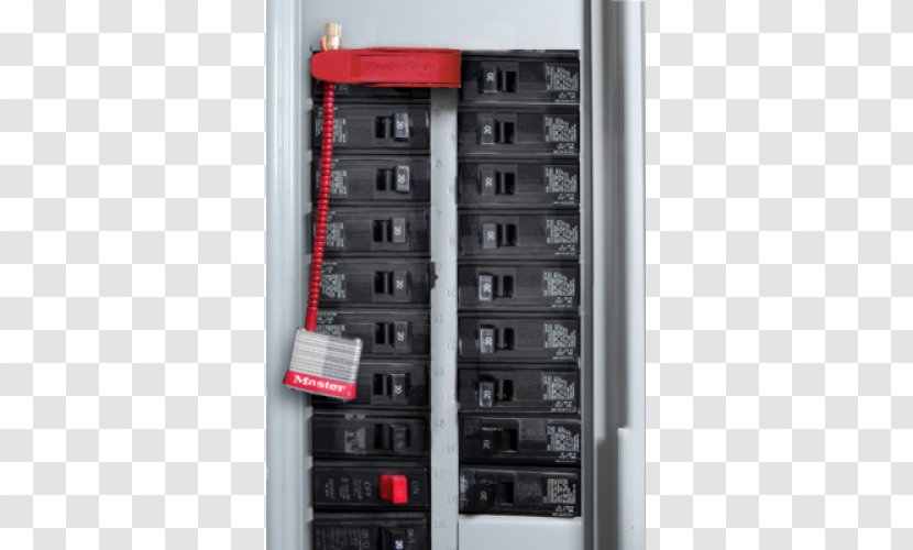 Electronic Component Lockout-tagout Circuit Breaker Padlock Electricity - Computer Case Transparent PNG