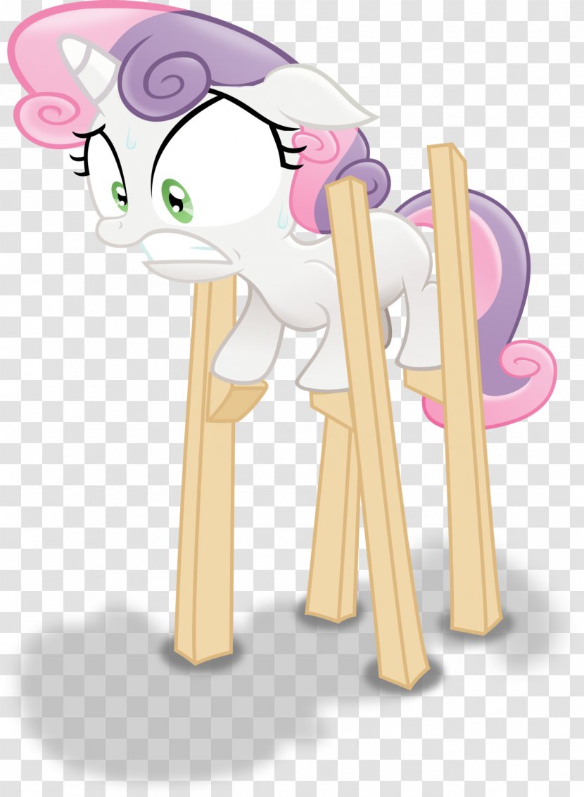 Pony Sweetie Belle Rarity Art - Silhouette - Tree Transparent PNG