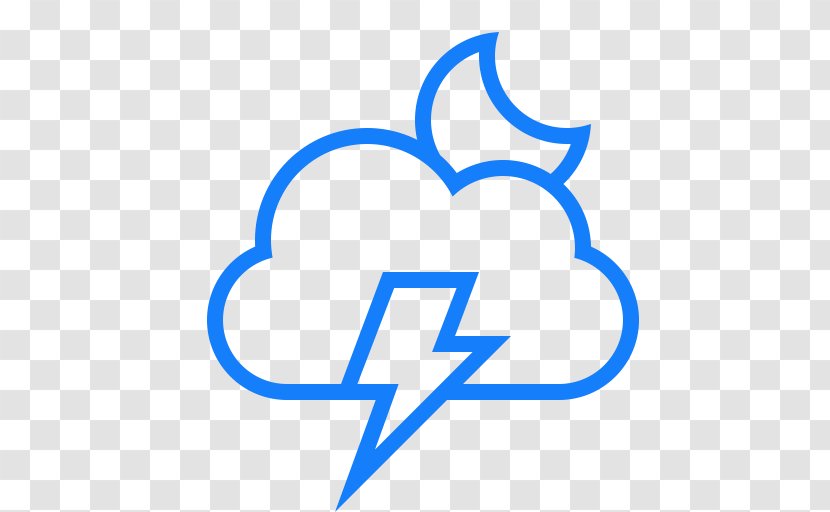 Thunderstorm Cloud Lightning Symbol - Snow Transparent PNG