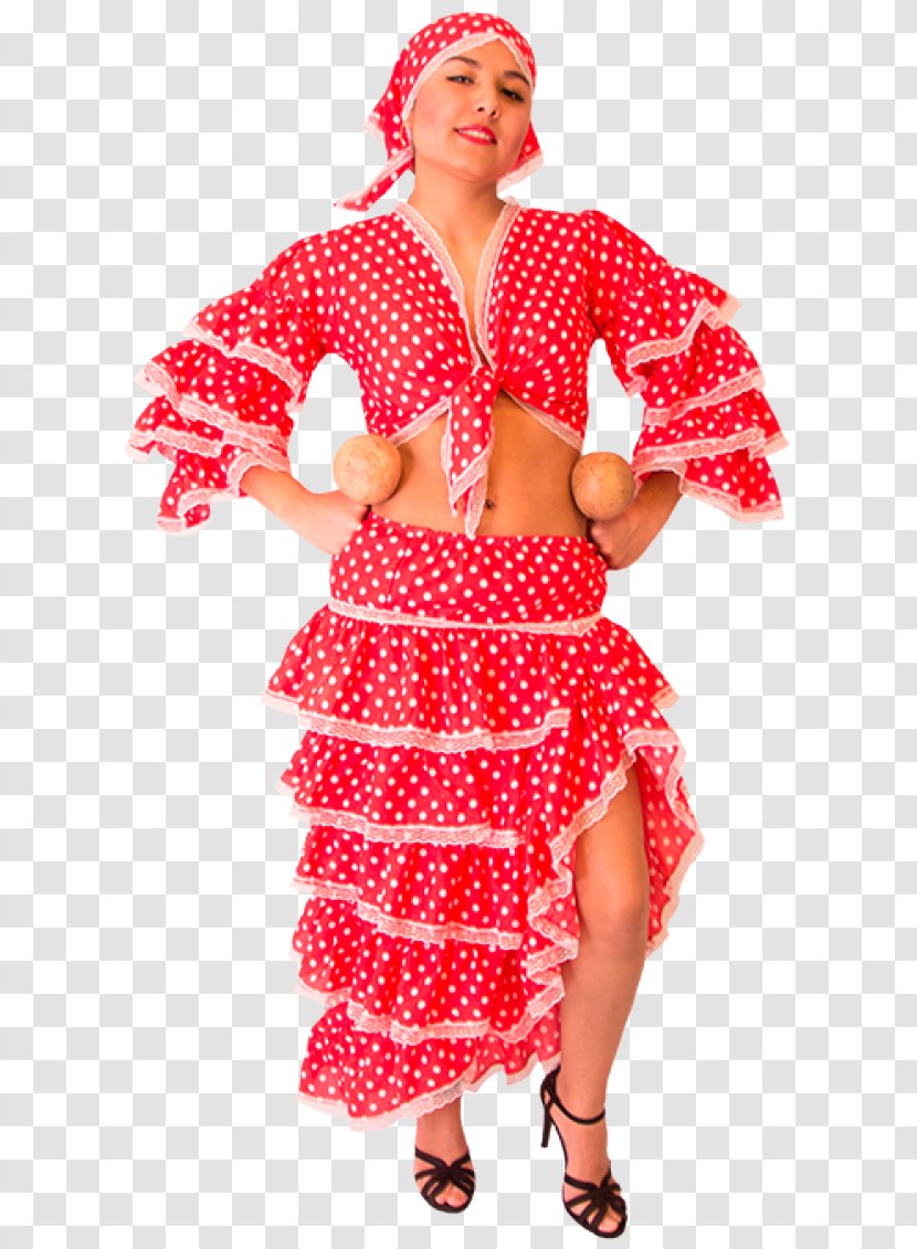 Costume Disguise Carnival Suit Rumberas Film - Polka Dot Transparent PNG