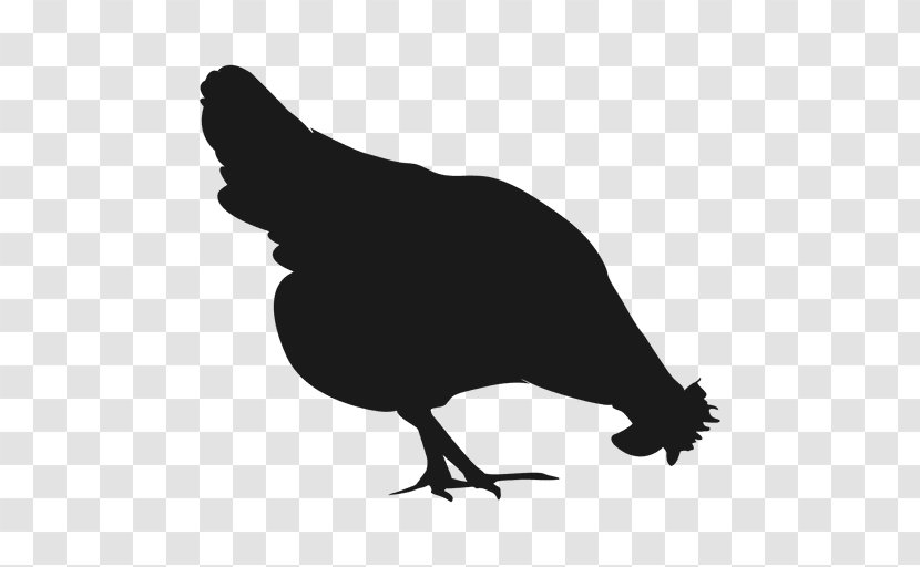 Chicken Silhouette Clip Art - Wildlife - Hen Transparent PNG
