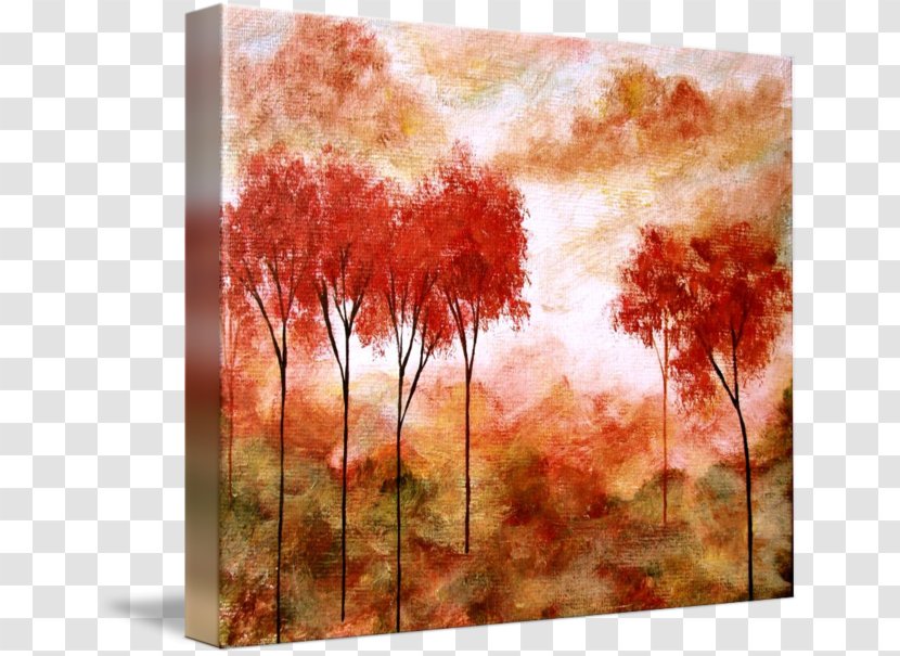 Landscape Painting Canvas Print Art - Tree - Autumn Landspace Transparent PNG