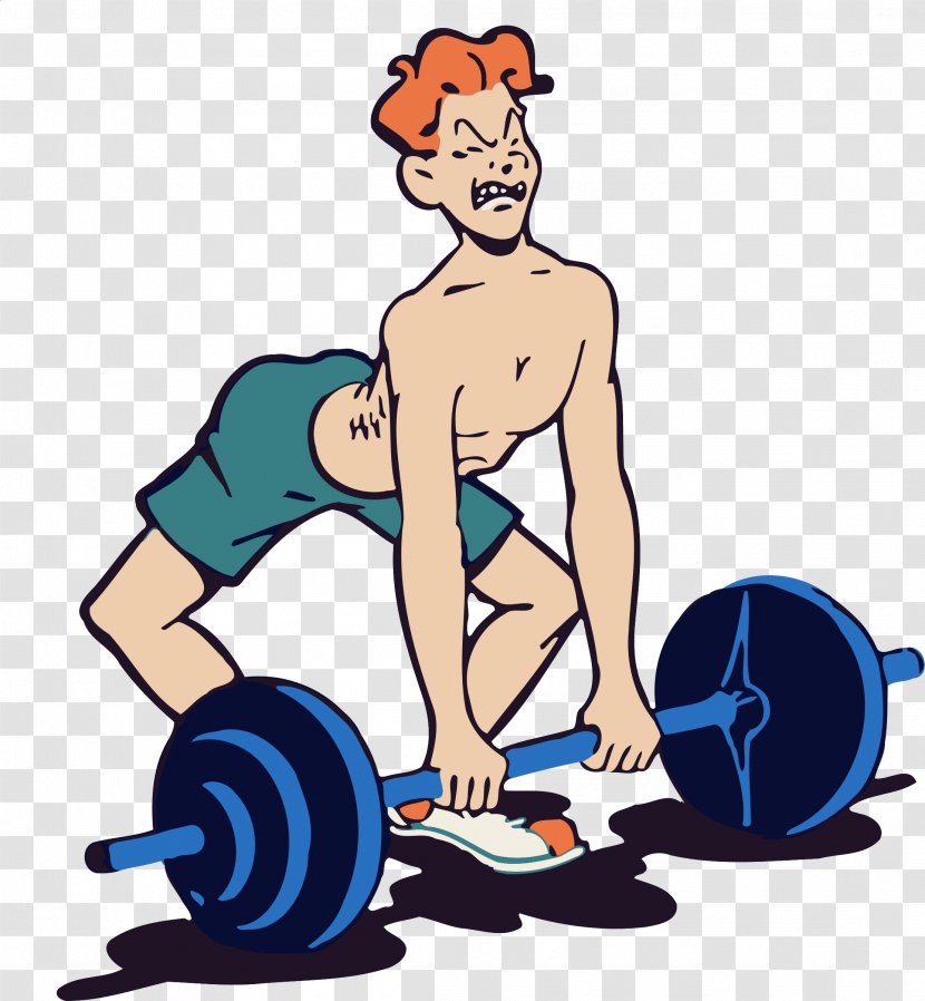 Barbell Weight Training Physical Fitness Clip Art - Watercolor Transparent PNG