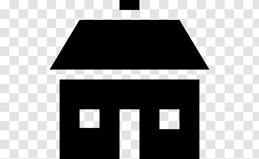 House Building Symbol Clip Art - Black Transparent PNG