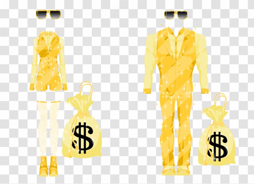Outerwear Uniform - Yellow Transparent PNG