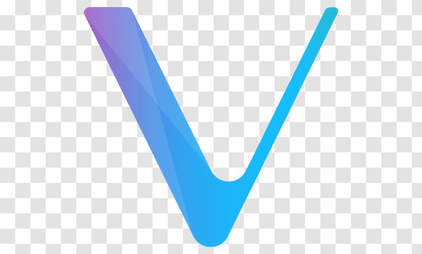 VeChain Blockchain Logo Cryptocurrency Bitcoin - Blue Transparent PNG