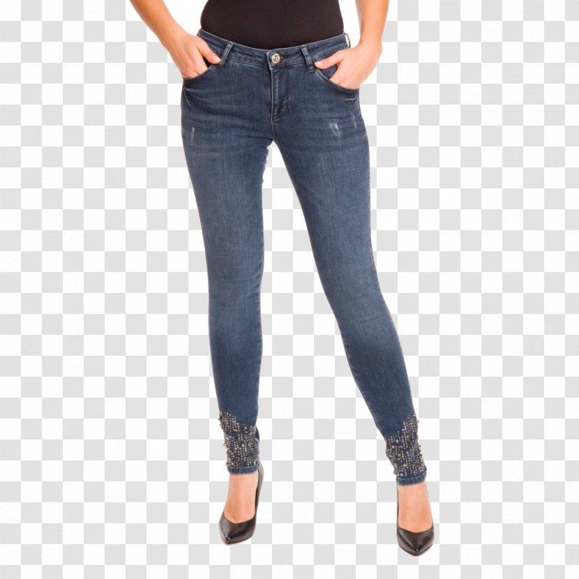 Jeans Blue Slim-fit Pants Denim - Heart Transparent PNG