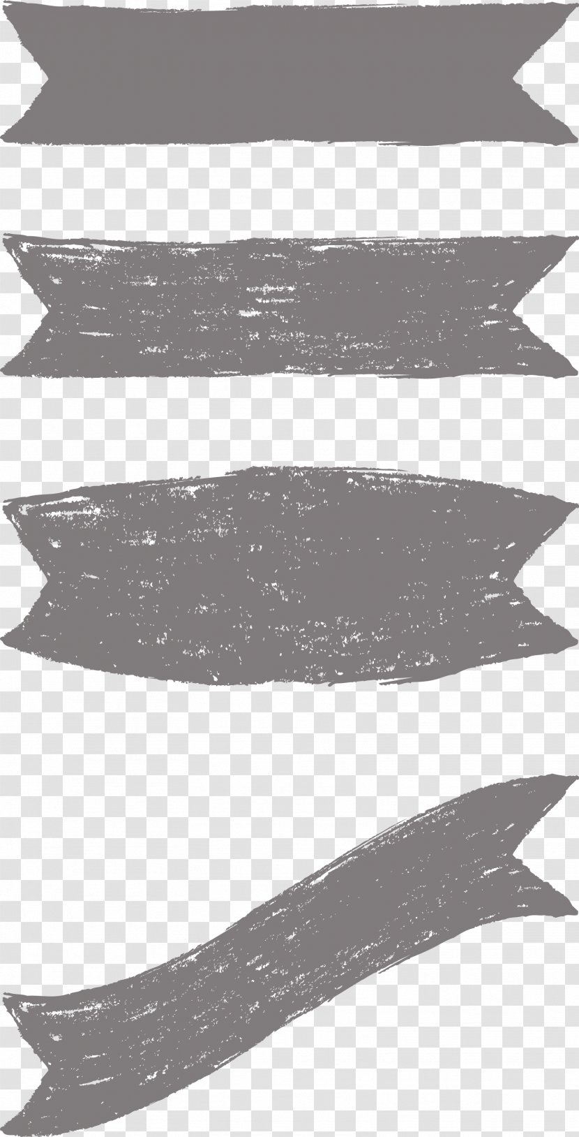 Grey Graphic Design - Tints And Shades - Ribbon Transparent PNG