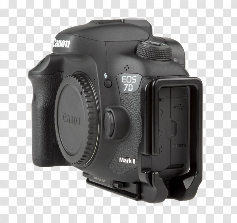 Digital SLR Canon EOS 7D Mark II 5D III IV - Camera - Lens Transparent PNG