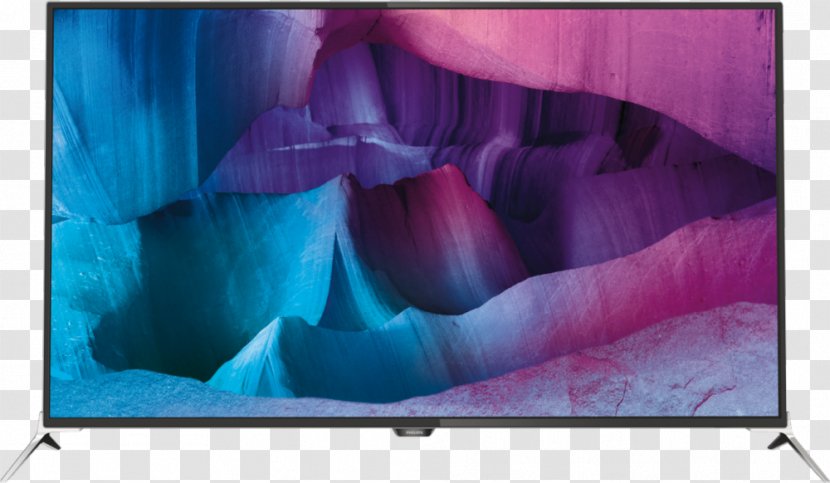 Philips 7100er Serie PUS7100 LED-backlit LCD 4K Resolution Television Smart TV - Media - Pus Transparent PNG
