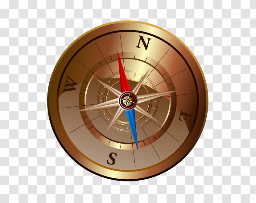 Compass Metal Vecteur - Vector Transparent PNG