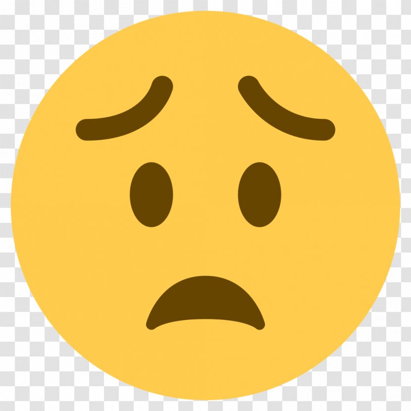 Emoticon Emoji Worry Smiley Sticker - Crying Transparent PNG