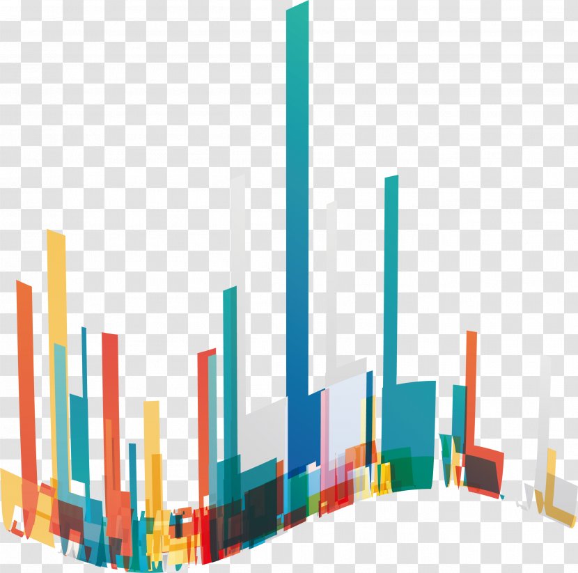 Technology Up Color Stripes - Data - Designer Transparent PNG