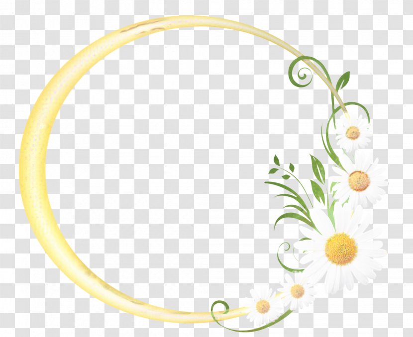 Flower Circle - Yellow - Plant Jewellery Transparent PNG