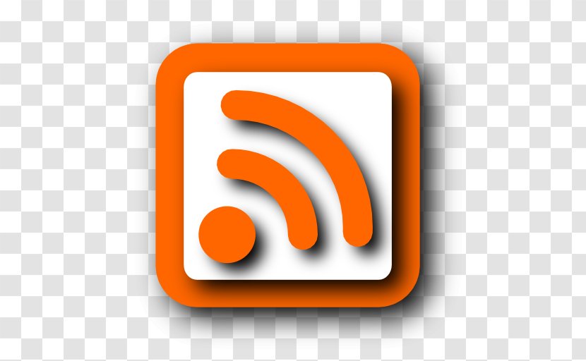 RSS Web Feed Computer Mouse Clip Art - Orange Transparent PNG