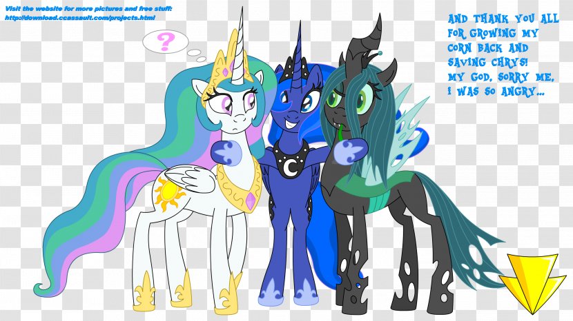 Princess Luna Celestia Pony Cadance - Silhouette - Saving Vector Transparent PNG