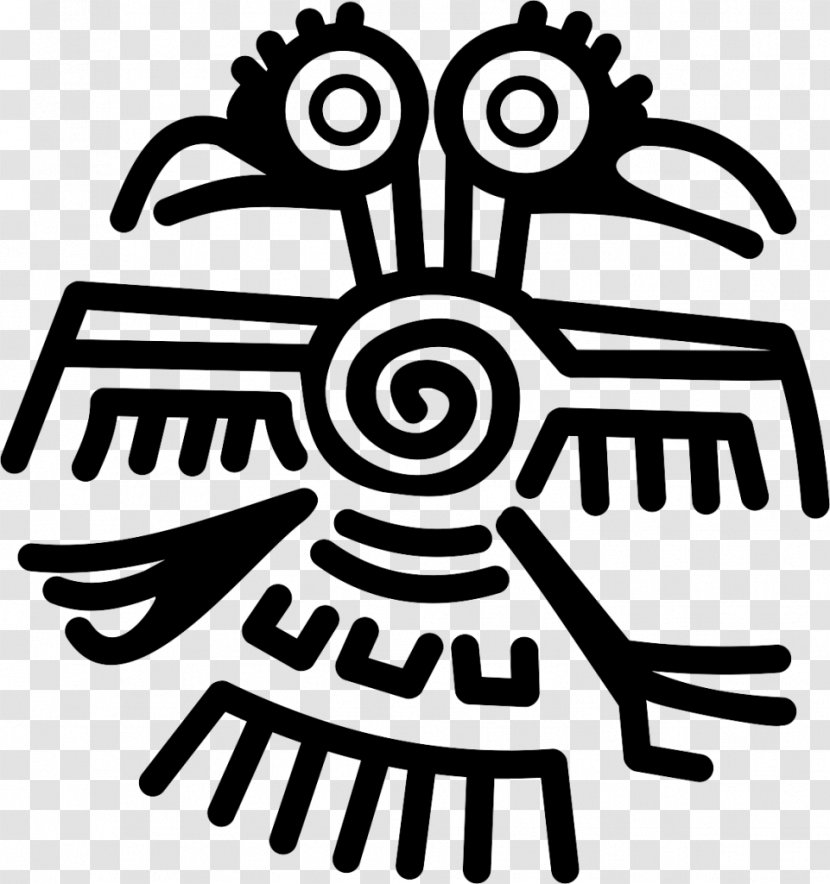 Ornament Maya Civilization Image Photography Canvas - Monochrome - Aztec Symbol Transparent PNG
