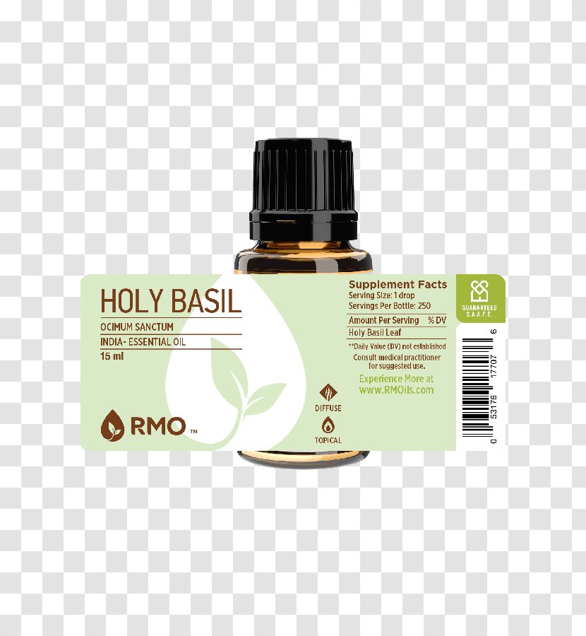 Essential Oil Orange Rocky Mountain Oils DoTerra - Liquid - Holy Basil Transparent PNG