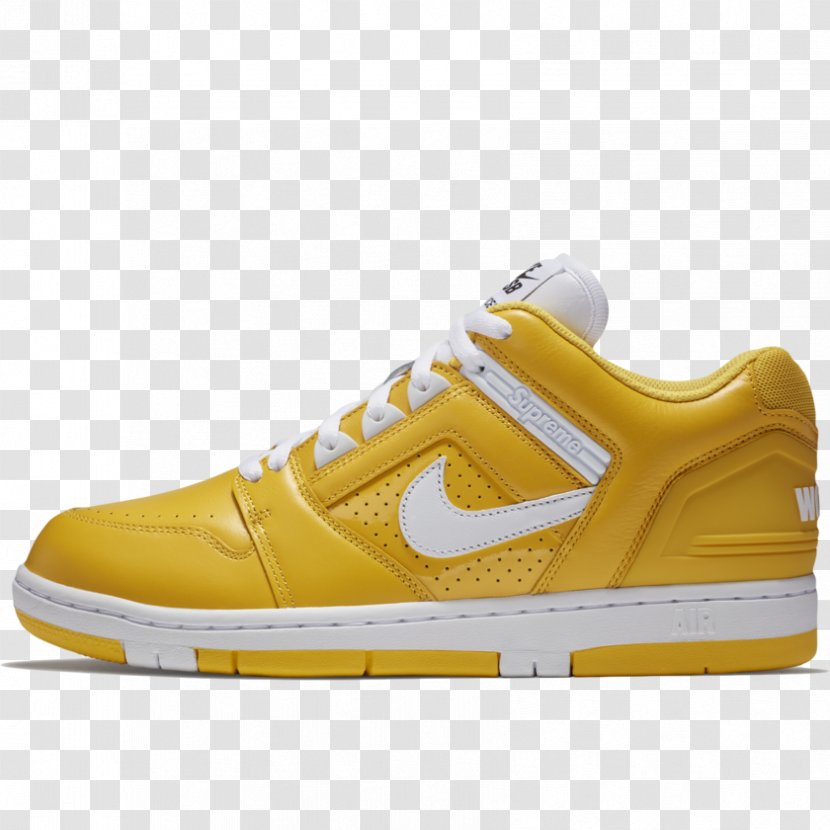 Air Force 1 Nike Max Shoe Skateboarding - Yellow Transparent PNG