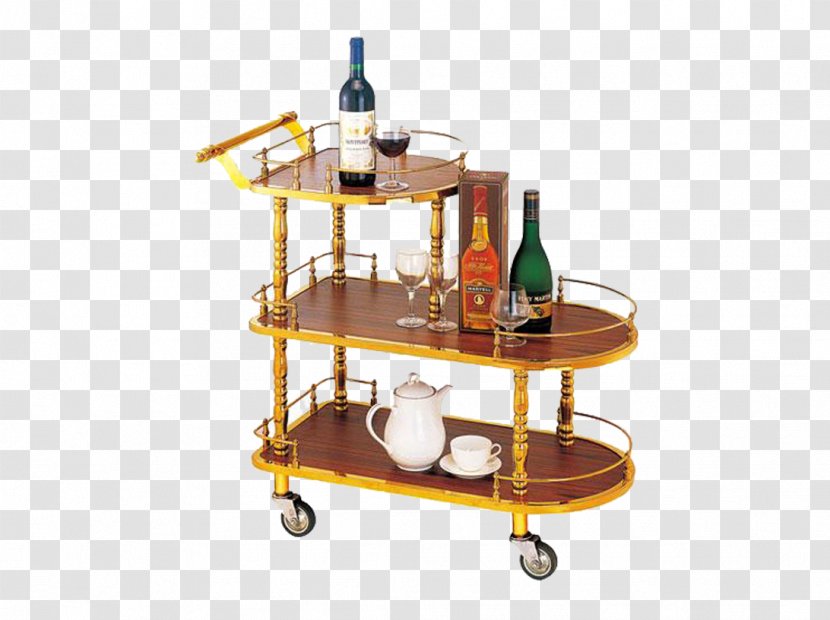 Wine Distilled Beverage Hotel Drink Cart - Housekeeping - Lobby High-end Apartment Material Transparent PNG