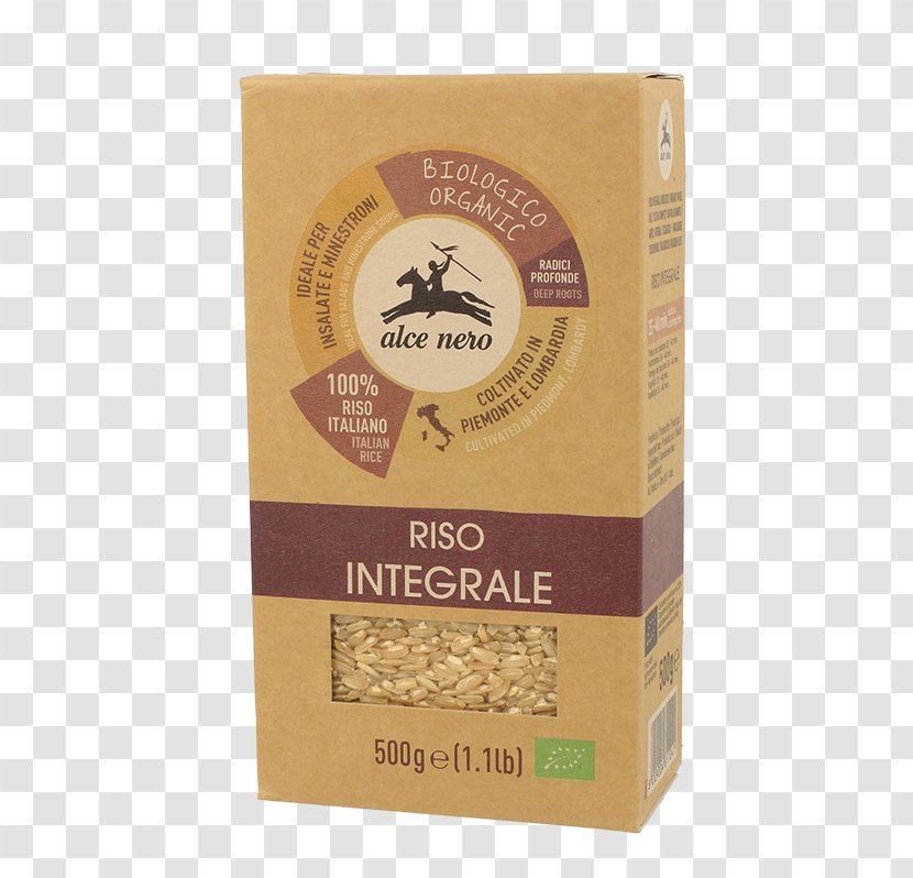 Alce Nero S.p.A. Risotto Brown Rice Organic Food - Arborio - Riso Transparent PNG