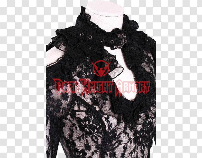 Outerwear Neck - Sleeve - Gothic Flower Transparent PNG
