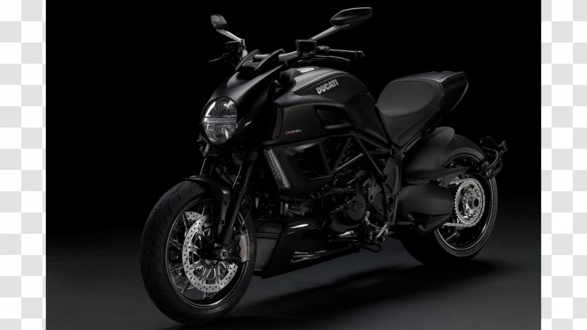 Ducati Diavel Car Motorcycle Audi - Monochrome Transparent PNG