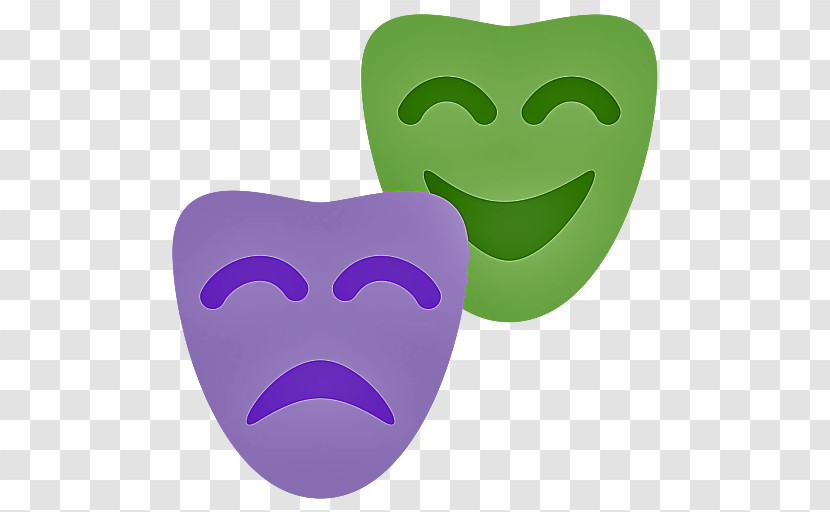 Facial Expression Smile Mask Purple Mouth Transparent PNG