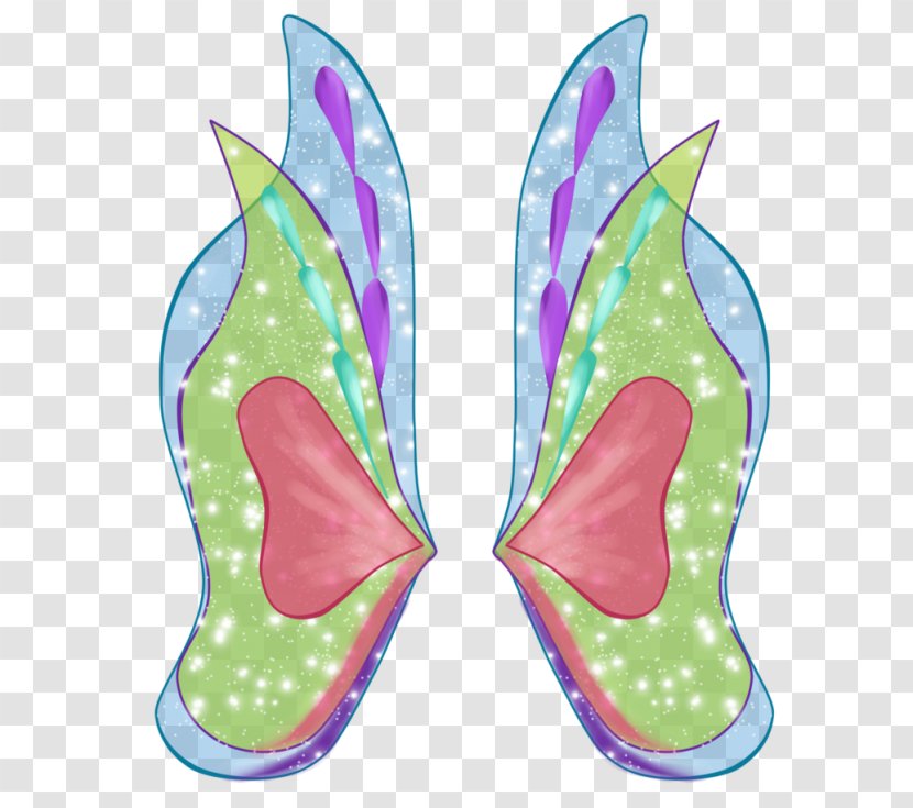 Fairy Shoe Symmetry Clip Art - Moths And Butterflies Transparent PNG