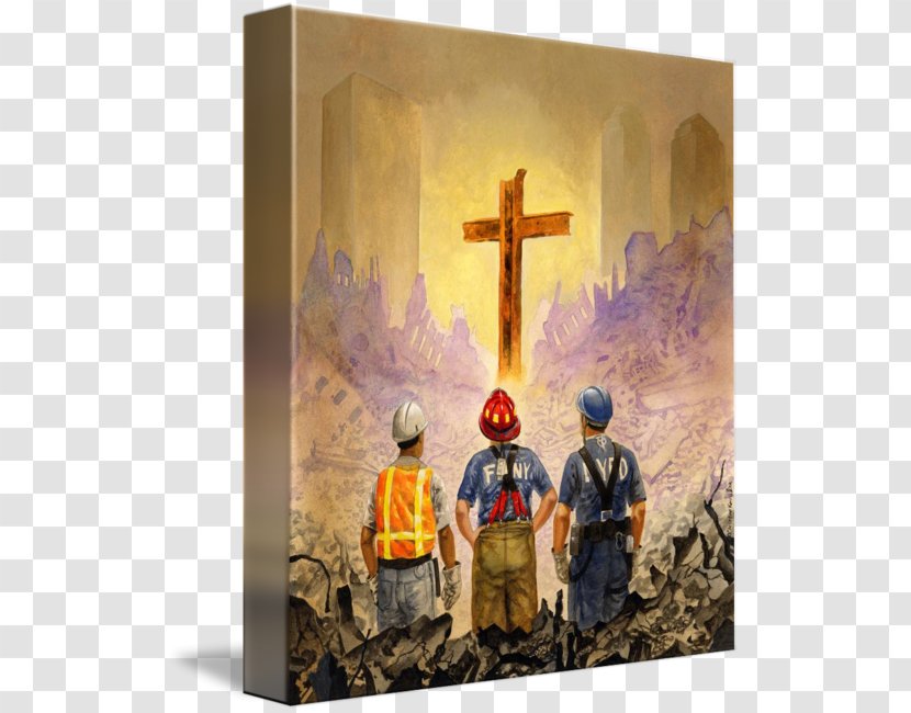 World Trade Center Cross Christian Imagekind Art Religion - Jim Caviezel Transparent PNG