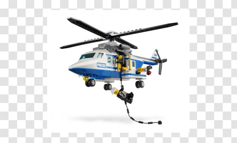 Helicopter Lego City Police Aviation Transparent PNG