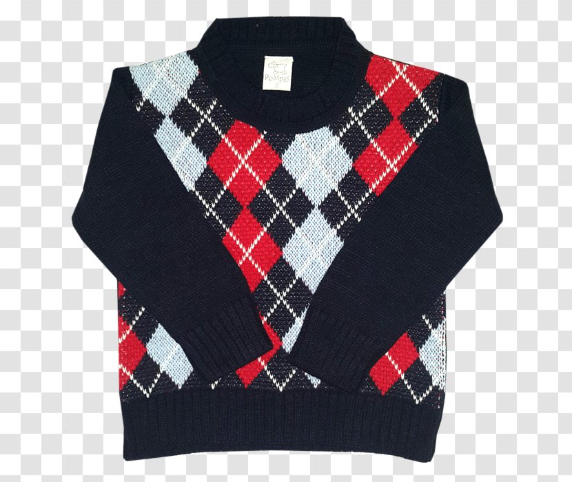 Tartan Sleeve Sweater Cardigan Clothing - Rhombus - Jacket Transparent PNG