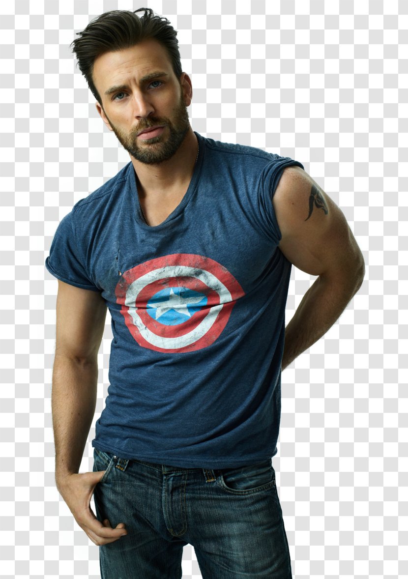 Chris Evans Captain America: The First Avenger Marvel Cinematic Universe Film - Neck Transparent PNG