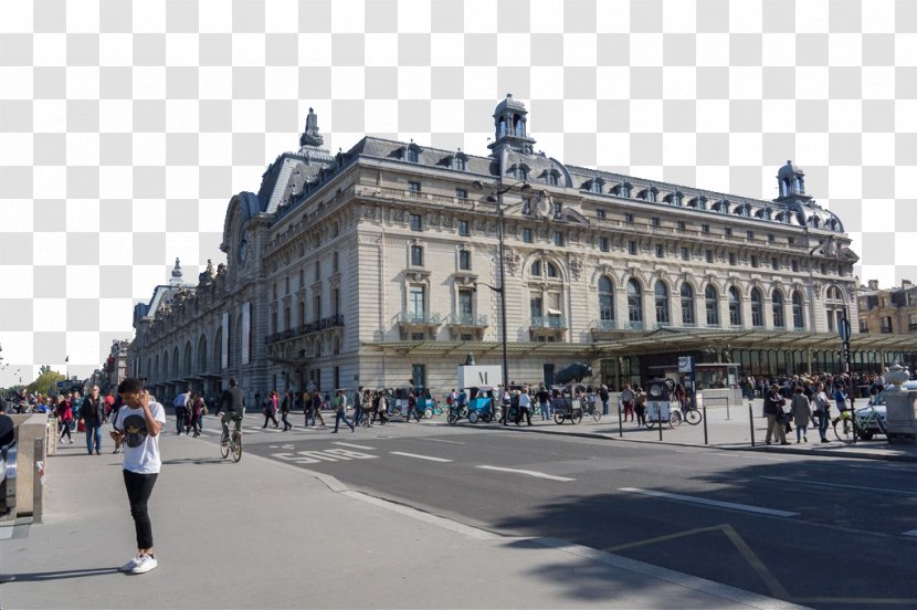 Musxe9e Du Louvre Eiffel Tower Tourist Attraction Tourism - Downtown - Paris Building Scenery Transparent PNG