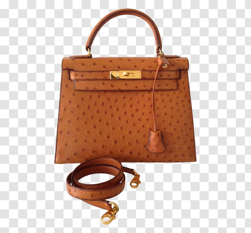 Handbag Strap Leather Messenger Bags - Peach - Hermes Transparent PNG