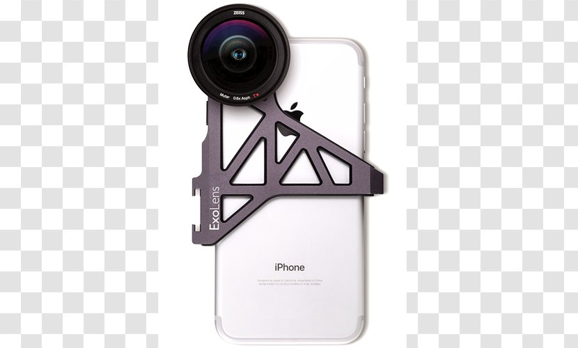 Camera Lens IPhone 6S ExoLens Bracket For 6/6s/7 Wide-Angle Kit 6 Plus/6s Plus, Model S, Smartphones, Lenses With Optics By ZEISS Transparent PNG