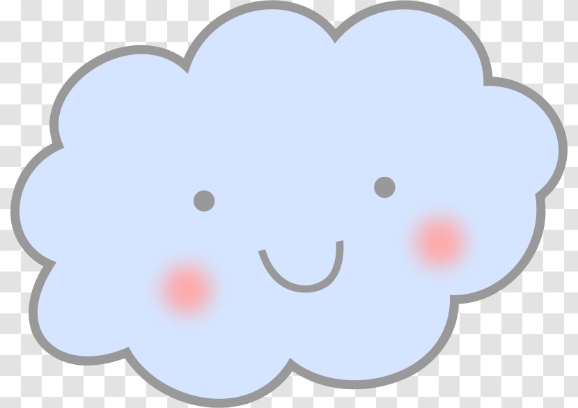 Cloud Clip Art - Heart - We Clipart Transparent PNG