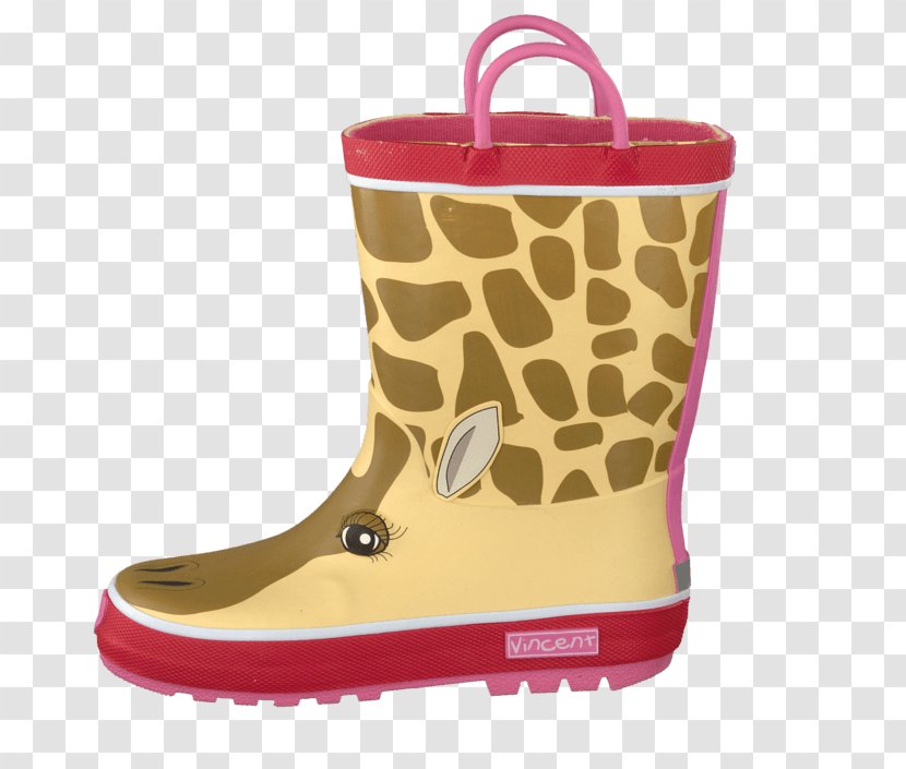 Snow Boot Shoe - Magenta - Pink Giraffe Transparent PNG