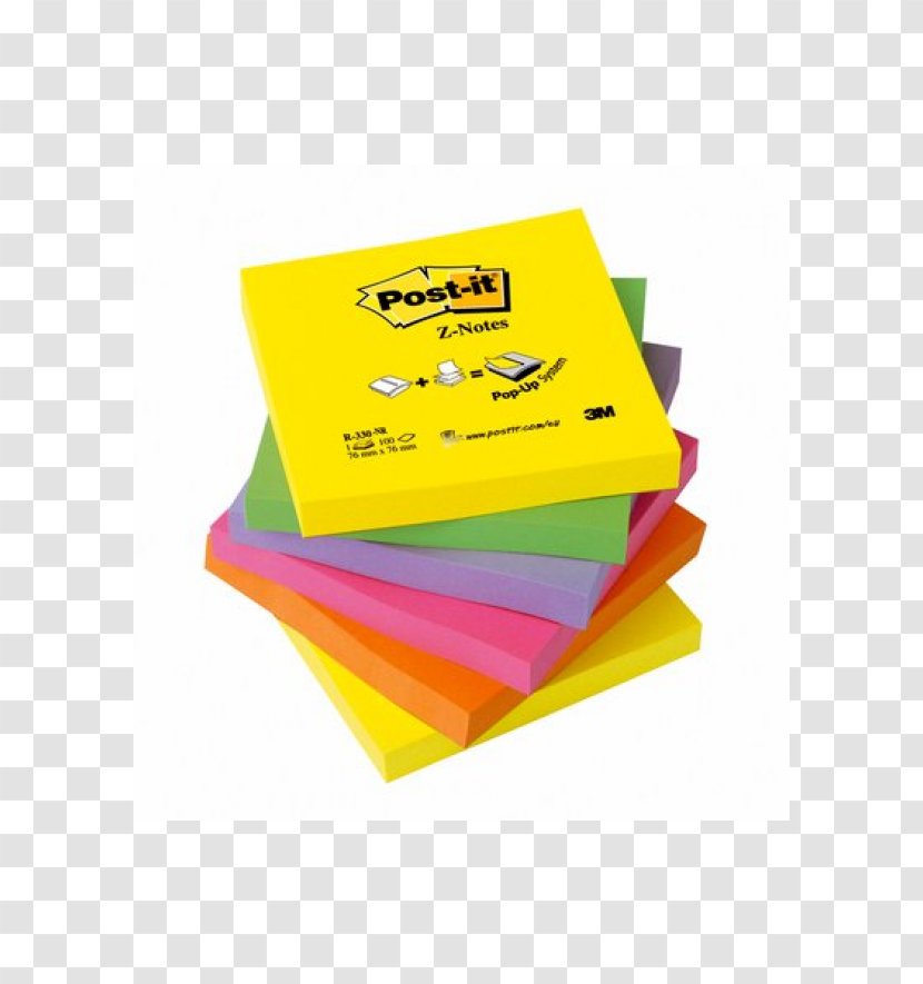 Post-it Note Paper Office Supplies Stationery Sticker - Yellow - Post It Transparent PNG