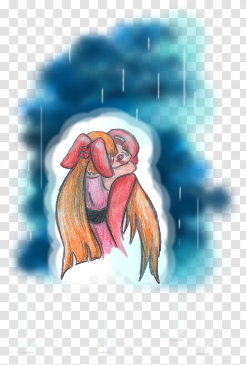 Rooster The Light Of Rain Chicken Cartoon - Heart - Watercolor Transparent PNG