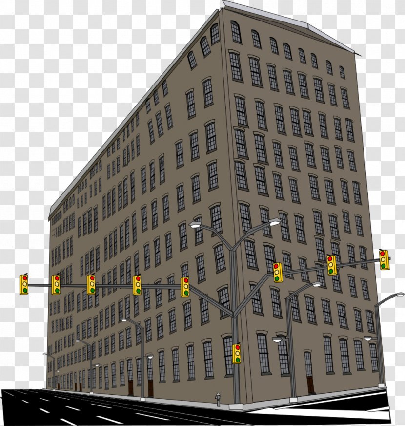 Facade Architecture Commercial Building Corporate Headquarters - Apartment Transparent PNG
