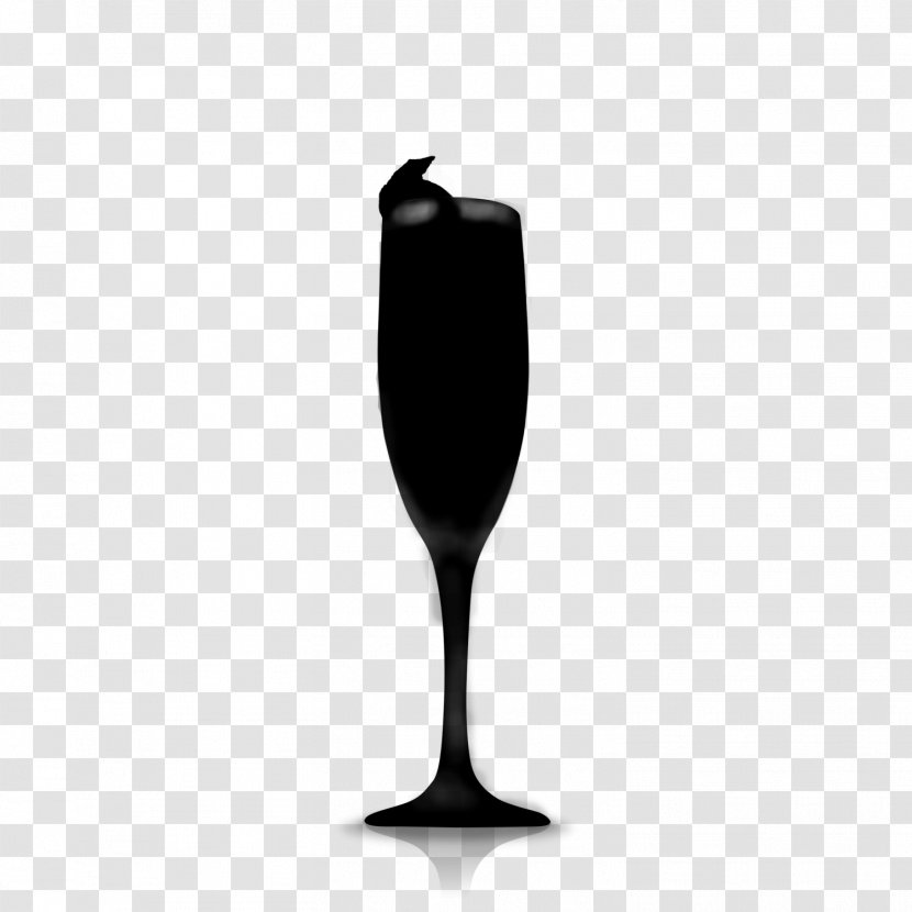 Wine Glass Champagne Black Alcoholic Beverages - Stemware Transparent PNG